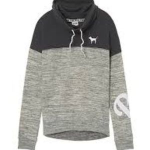 Victoria's Secret Pink Funnel Neck Hoodie size L